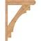 Ekena Millwork Merced Smooth Craftsman Outlooker, Western Red Cedar, 5 1/2"W x 24"D x 32"H OUT06X24X32MRC04SWR - alternate 2